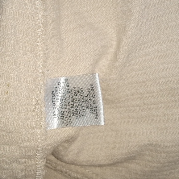 Cream Corduroy Ruffle Skirt - Picture 3 of 3